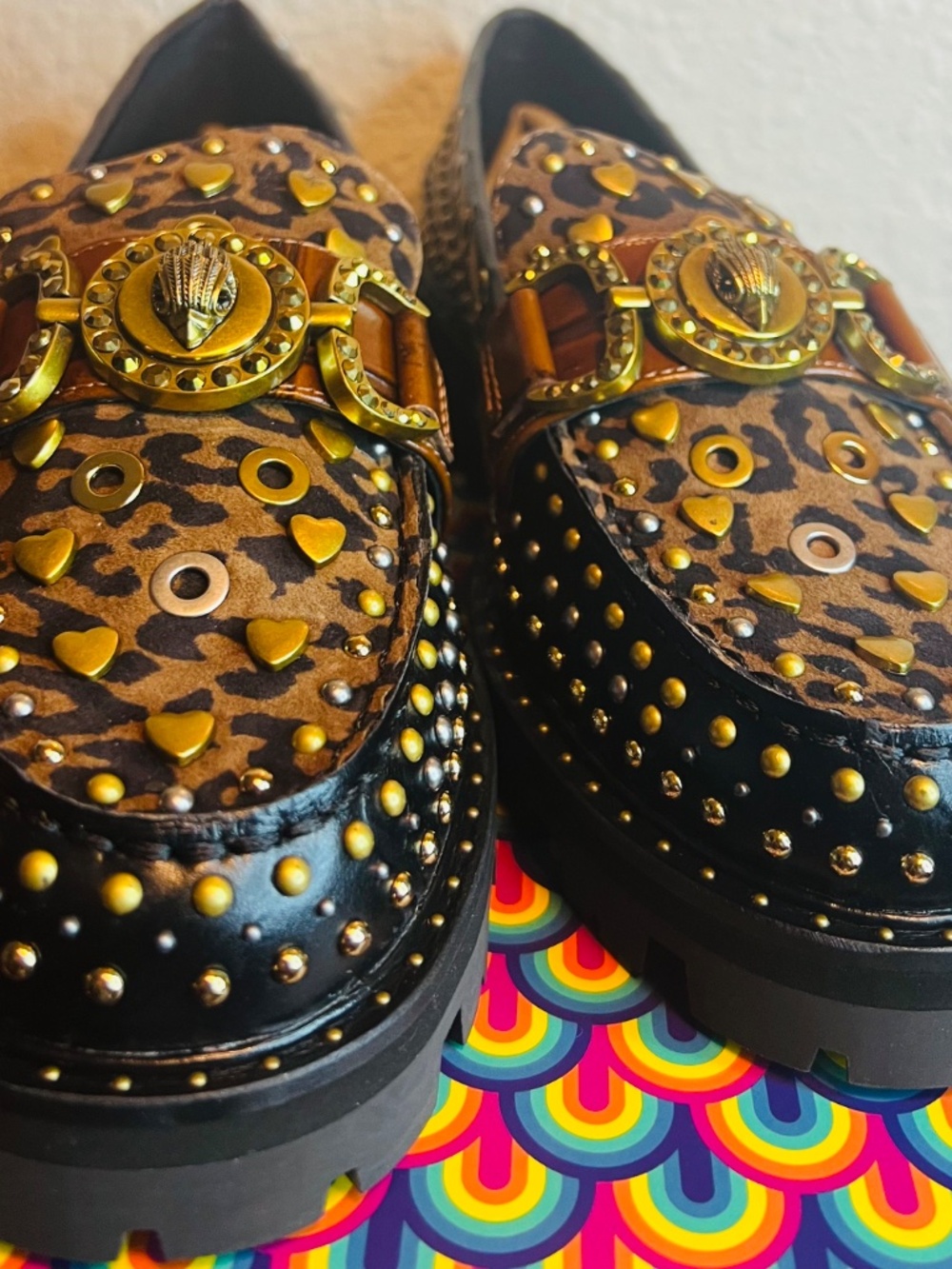 Brand New Kurt Geiger MANSION STUD LOAFER - Picture 2 of 7